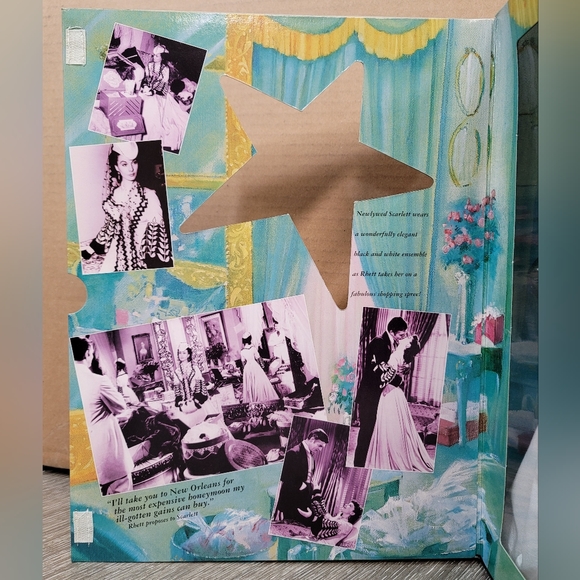 1994 Barbie as Scarlett O’Hara Black & White Dress #13254 By Mattel NIB - Picture 4 of 9